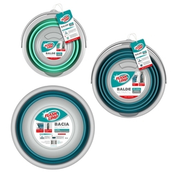 Kit Retrátil Balde 5L RET3512 e Balde 10L RET3505 e Bacia 8L RET3499 Flashlimp Menor preço em Kit Retrátil Balde 5L RET3512 e Balde 10L RET3505 e Bacia 8L RET3499 Flashlimp