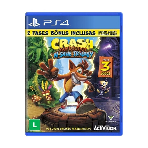 Jogo Crash Bandicoot N. Sane Trilogy - PS4 em Promoção na Americanas