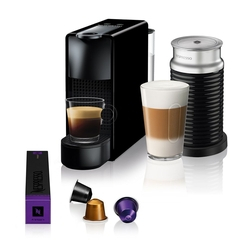 Menor preço em Nespresso Combo Essenza Mini Preta + Aeroccino 3, Cafeteira