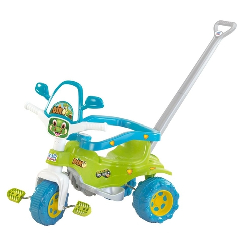 Triciclo Infantil Tico Tico Motoca Bebê com Haste para Empurrar e Proteção  Lateral Moto Infantil em Promoção na Americanas