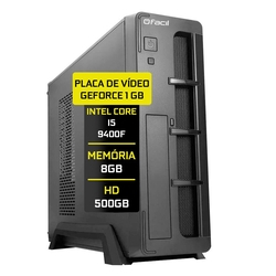 Computador Fácil Slim Premium Intel Core i5 9400f (Nona Geração) 8GB DDR4 HD 500GB Menor preço em Computador Fácil Slim Premium Intel Core i5 9400f (Nona Geração) 8GB DDR4 HD 500GB
