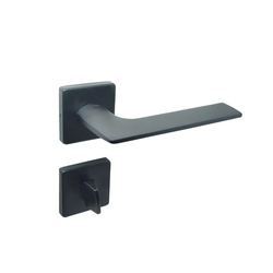 Fechadura banheiro Imab Malba Roseta Quadrada Preta 55mm Menor preço em Fechadura banheiro Imab Malba Roseta Quadrada Preta 55mm