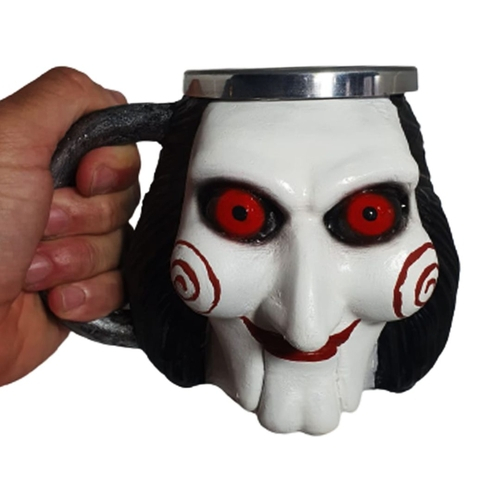 Caneca 3d Jigsaw Jogos Mortais Terror Resina