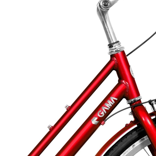 Bicicleta Feminina Gama Metropole Aro 700 Mettalic Cherry em