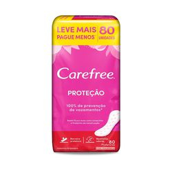 Protetor Diário Carefree Proteção com Perfume Leve 80 Pague 60 Unidades Menor preço em Protetor Diário Carefree Proteção com Perfume Leve 80 Pague 60 Unidades