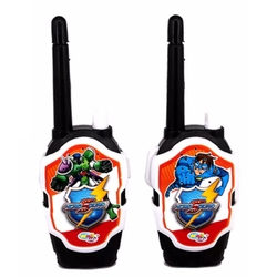 Menor preço em Walkie Talkie Radio Comunicador Infantil Preto Menino Hero Squad