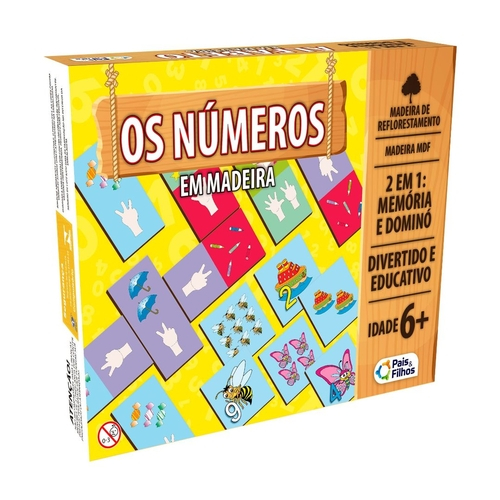 Kit Pedagógico Educativo Com 9 Jogos Madeira Nig Brinquedos no Shoptime