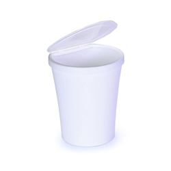 Lixeira para Banheiro Plástica 5L Branco Articulável Arthi Menor preço em Lixeira para Banheiro Plástica 5L Branco Articulável Arthi