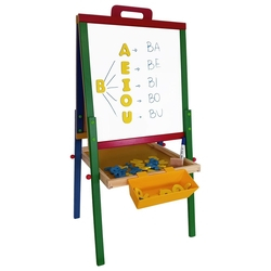 Lousa Magnética Infantil Cavalete Dobrável Giz Caneta 3 em 1 é boa?
