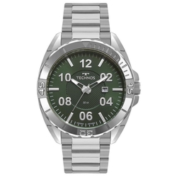 Relógio Technos Masculino Casual Militar Prateado 2117LBI/1V Menor preço em Relógio Technos Masculino Casual Militar Prateado 2117LBI/1V
