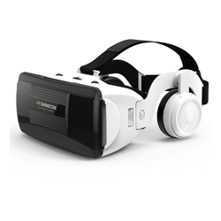Óculos Vr Realidade Virtual 3D Shinecon G06E Fone E Controle Menor preço em Óculos Vr Realidade Virtual 3D Shinecon G06E Fone E Controle
