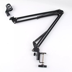 Braço Suporte Pedestal De Mesa Articulado Para Microfone Menor preço em Braço Suporte Pedestal De Mesa Articulado Para Microfone