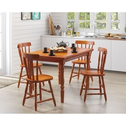 Conjunto Mesa Daiana 125x80 com 4 Cadeiras Mel Piratini Menor preço em Conjunto Mesa Daiana 125x80 com 4 Cadeiras Mel Piratini