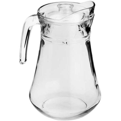 JARRA DE VIDRO SODO-CALCICO C/TAMPA DE PLASTICO BISTRO 1,3l Menor preço em JARRA DE VIDRO SODO-CALCICO C/TAMPA DE PLASTICO BISTRO 1,3l