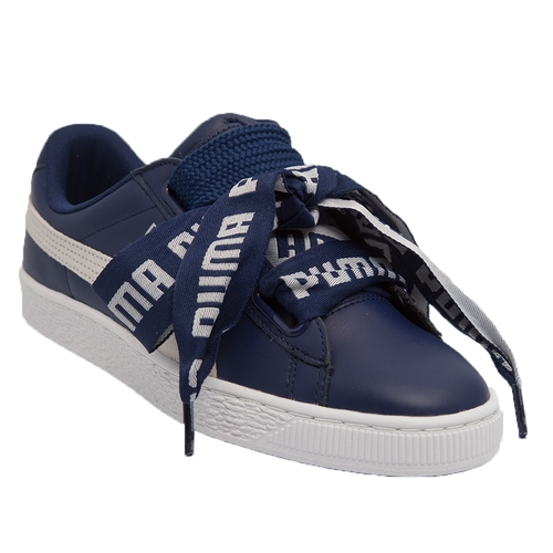 tenis puma basket heart azul