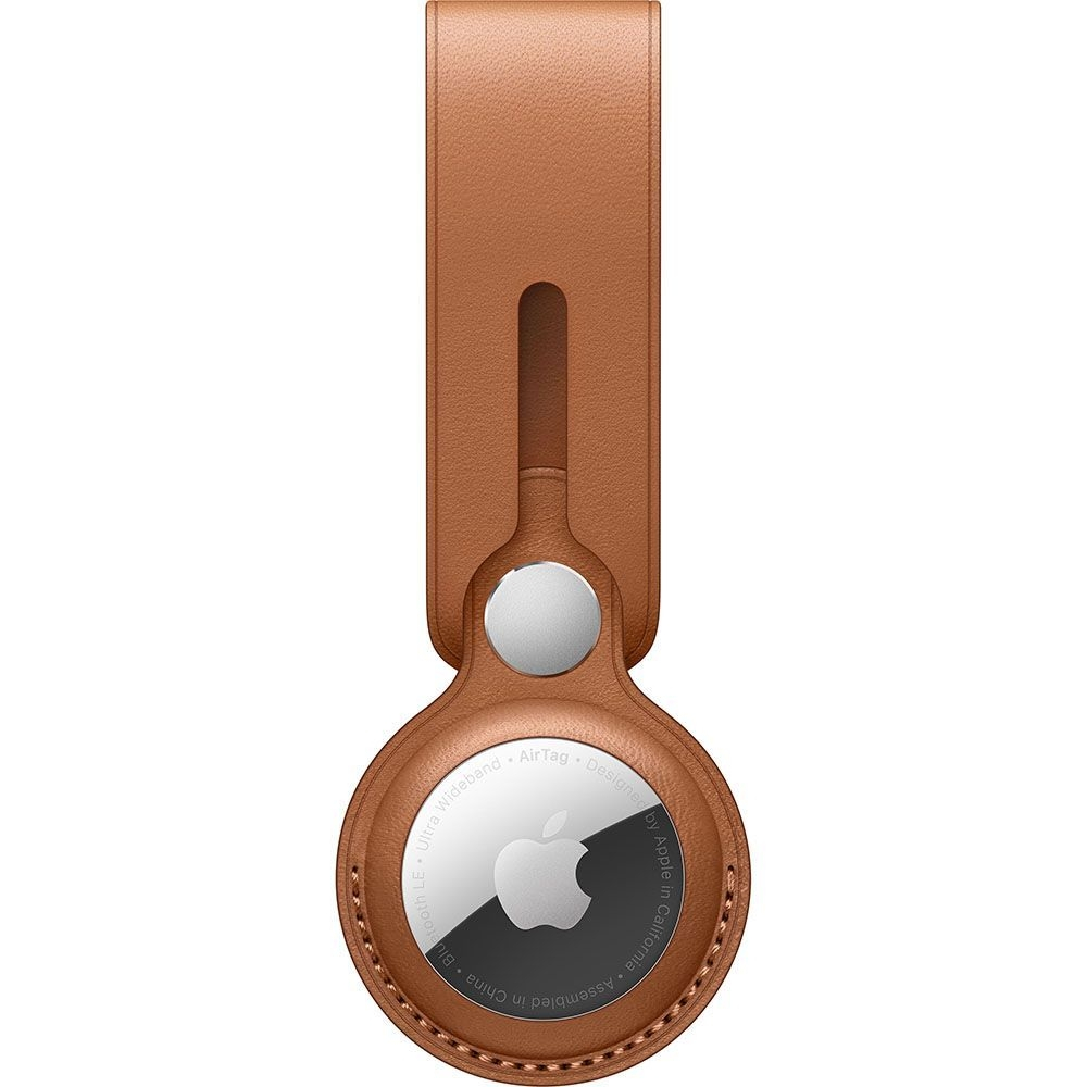 [50% de Cashback] Laço de Couro para Airtag Castanho - Apple