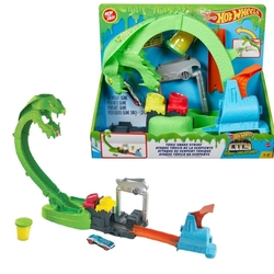 Conjunto Pista De Percurso Hot Wheels City Ataque Tóxico Da Serpente Com Slime Mattel Menor preço em Conjunto Pista De Percurso Hot Wheels City Ataque Tóxico Da Serpente Com Slime Mattel
