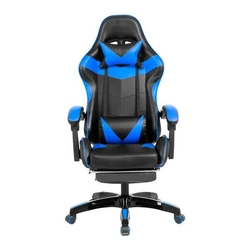 Cadeira Gamer Prizi Hoss - Azul Menor preço em Cadeira Gamer Prizi Hoss - Azul