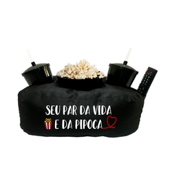 Almofada Porta Pipoca Casal Par da vida Menor preço em Almofada Porta Pipoca Casal Par da vida