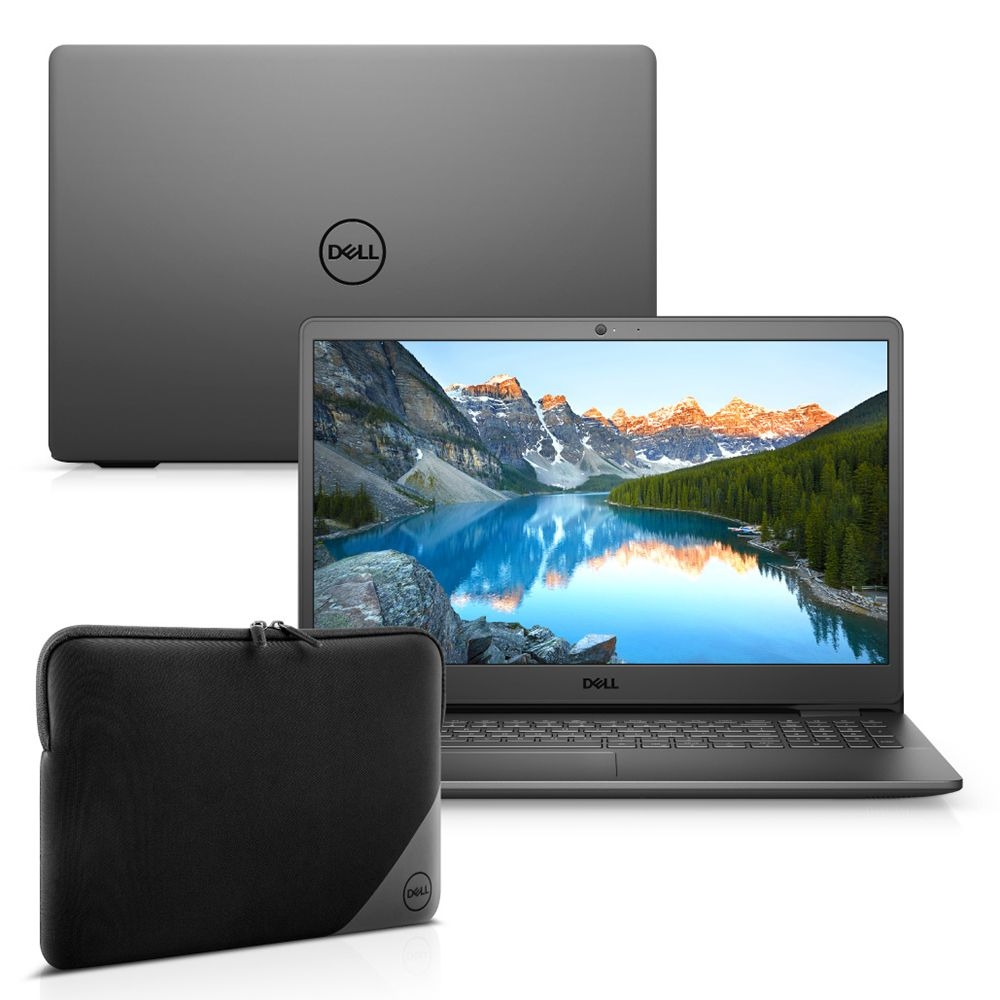 Kit Notebook Dell Inspiron i3501-M10PC 15.6" HD 11ª Geração Intel Pentium Gold 4GB 128GB SSD Windows 10 + Capa Essential