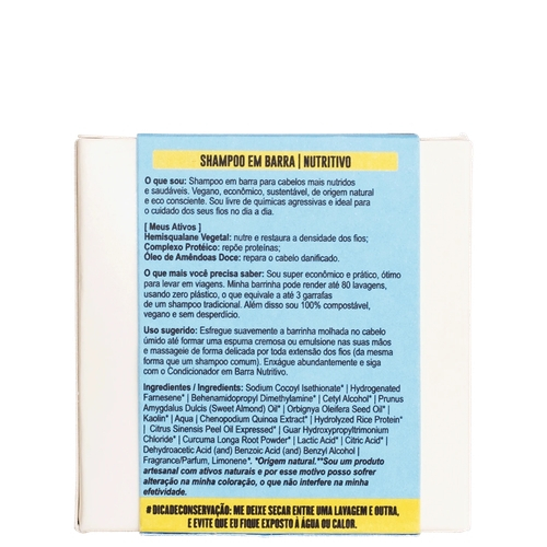 Lola Shampoo Em Barra Nutritivo 90g em Promoção Ofertas na Americanas