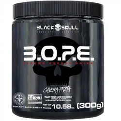 Pré Treino Bope Frutas Amarelas 300g - Black Skull Menor preço em Pré Treino Bope Frutas Amarelas 300g - Black Skull