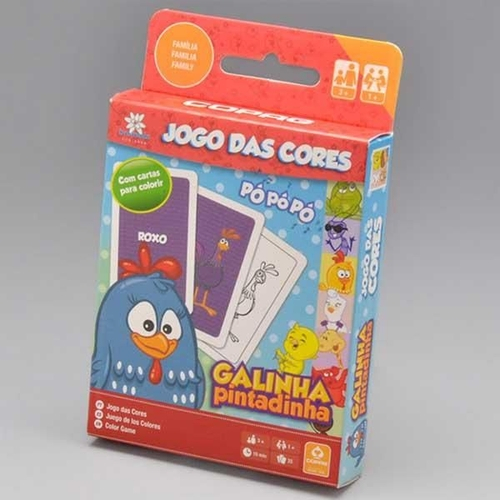 Jogo das Cores - Galinha Pintadinha - Copag 97502-9 em Promoção na  Americanas