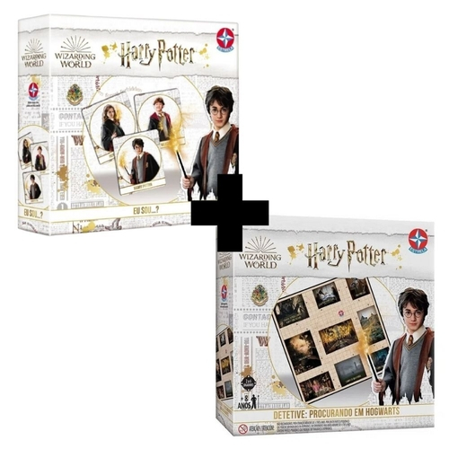 Jogo De Tabuleiro Harry Potter Detetive + Cartas Acessórios