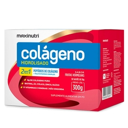 Colágeno Hidrolisado 30 Sachês + 17 Vitaminas Maxinutri Menor preço em Colágeno Hidrolisado 30 Sachês + 17 Vitaminas Maxinutri
