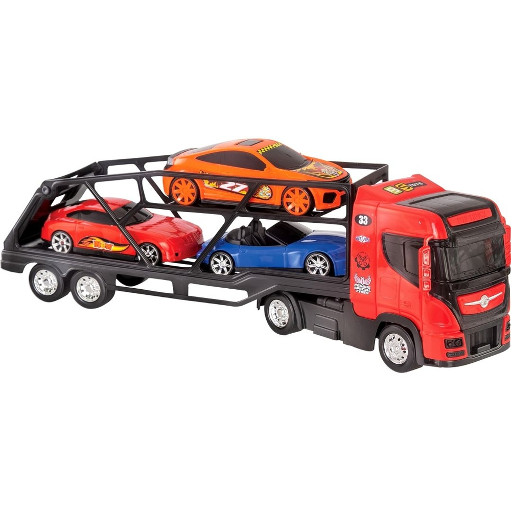 Brinquedo Caminhão Cegonheira Carreta Com 4 Carrinhos - Bs Toys em Promoção  na Americanas