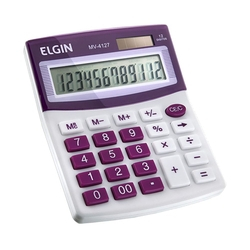 Calculadora De Mesa 12 Digitos Roxa Elgin Mv4127 é boa?