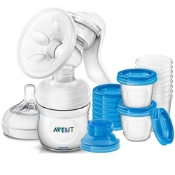 Extrator de Leite com Mamadeira AVENT 125ML + KIT com 10 Copos Armazenamento de Leite Menor preço em Extrator de Leite com Mamadeira AVENT 125ML + KIT com 10 Copos Armazenamento de Leite