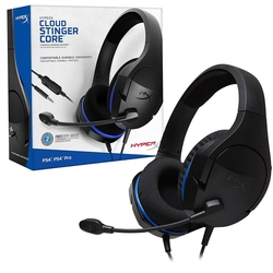 Headset Gamer Microfone HyperX CloudX Stinger Core PS5 Drivers 40mm P3 Preto e Azul- HX-HSCSC-BK Menor preço em Headset Gamer Microfone HyperX CloudX Stinger Core PS5 Drivers 40mm P3 Preto e Azul- HX-HSCSC-BK