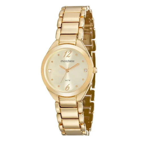 relogio mondaine feminino com strass