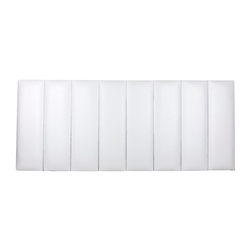 Cabeceira Modulada Queen Blu Interiores Corino Branco 160x60 - 8 placas é boa?