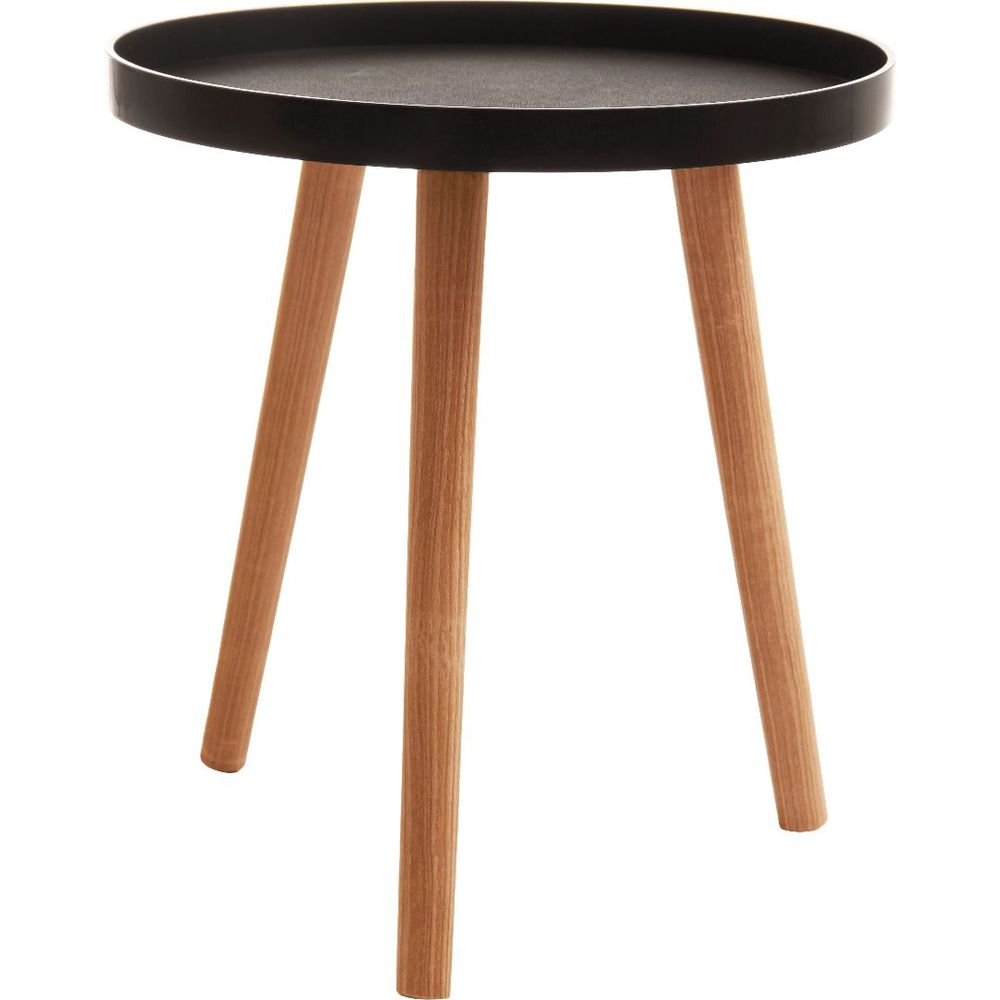 [70% de Cashback] Mesa Lateral Retro Preta - Orb