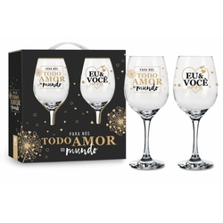 Taças De Vinho Tinto Branco Cabernet Copo Namorado 2Un Menor preço em Taças De Vinho Tinto Branco Cabernet Copo Namorado 2Un