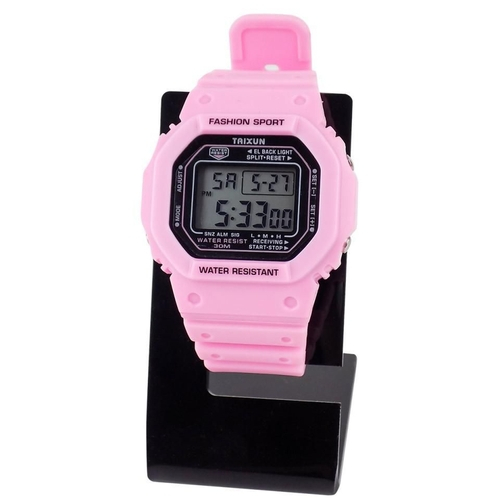Relógio de pulso feminino digital a prova d agua Clearance