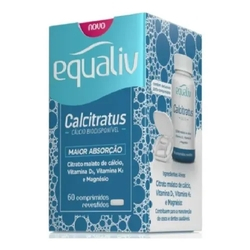 Calcitratus Cálcio, Vit D3, Vit K2, Magnésio 60 cáps Equaliv é boa?