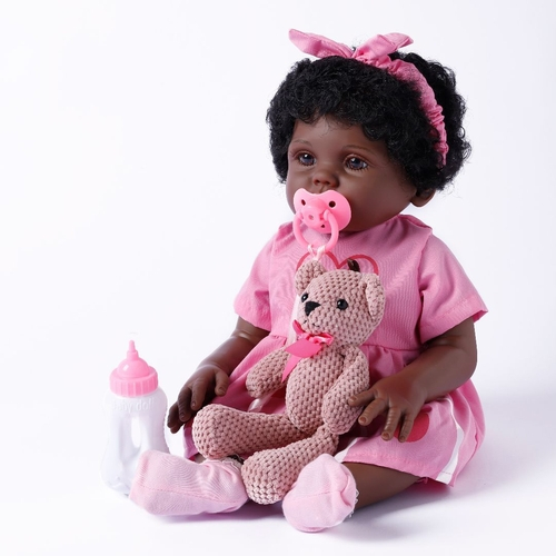 Boneca Bebê Reborn Menina Roupa de Coelhinha - Brastoy no Shoptime