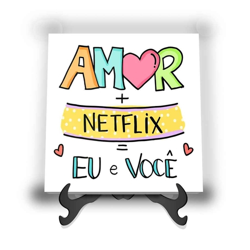 Quadro Dia dos Namorados Netflix