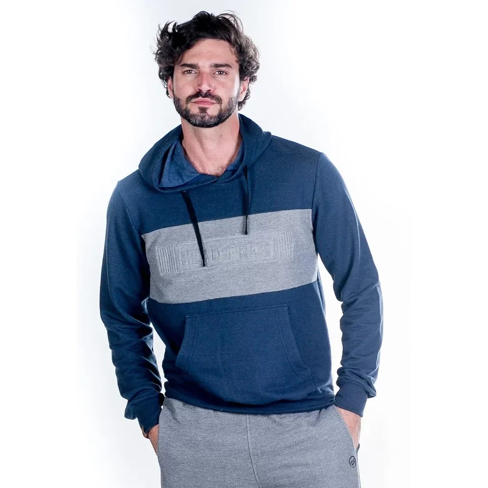 nautica fleece moletom com capuz