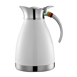Garrafa Térmica Inox 1 Litro Branca Lotus Termopro Menor preço em Garrafa Térmica Inox 1 Litro Branca Lotus Termopro