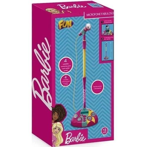 Microfone infantil barbie Outlet