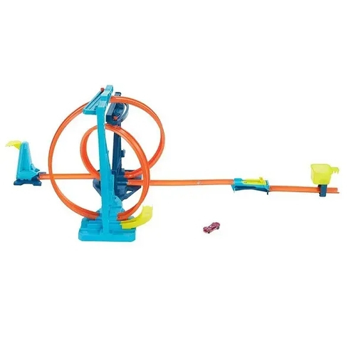 Pista Hot Wheels Track Builder Lançador Com Looping GVG07 - Mattel