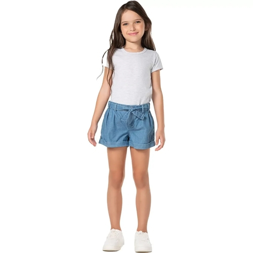 short jeans curto infantil