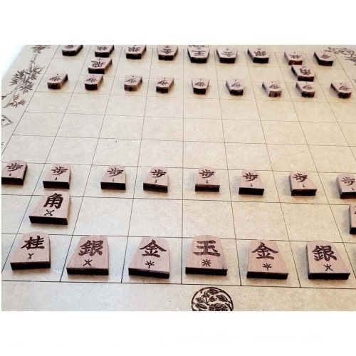 Jogo De Xadrez Japonês (Shogi) Foto de Stock - Imagem de partes