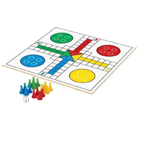 Jogo Ludo Clássico Madeira mdf 7579 - Brincadeira De Criança no Shoptime