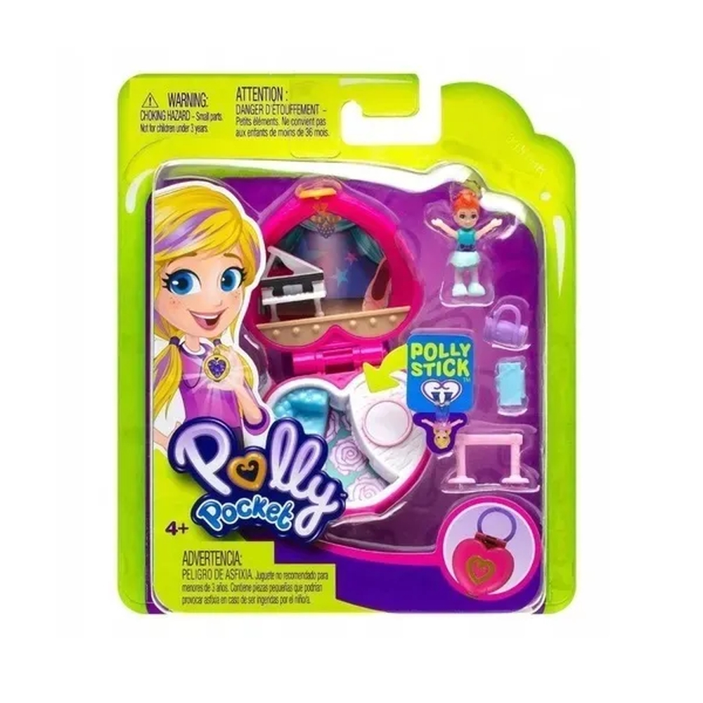 Micro Polly Pocket Estojo Fliperama Salão De Jogos