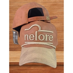 Boné Nelore Couro Trucker Aba Curva Sertanejo Cavalgada Piseiro é boa?